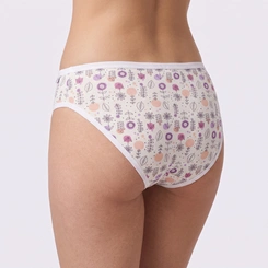 Kit Calcinha Del Rio Feminina 3 Peças Cotton Algodão Biquini