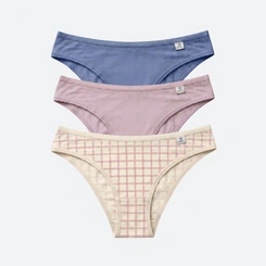 Kit Calcinha Del Rio Feminina Microfibra 3 Peças Tanga