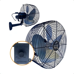 Ventilador de Parede Comercial Industrial Oscilante Q450 Turbo M4 Qualitas