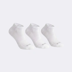 Kit Meia Esportiva Feminina Lisa 3 Pares
