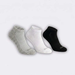 Kit Meia Esportiva Feminina Lisa 3 Pares