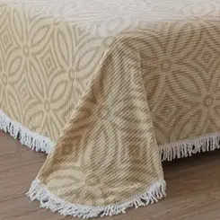 Colcha Casal Jolitex Chenille Bruna