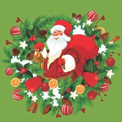 Capa de Almofada de Natal Natalina Estampada de Suede Veludo Aveludada