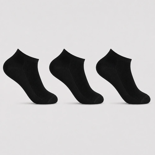 Kit 3 Pares Meia Sapatilha Invisível Masculina