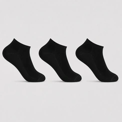 Kit 3 Pares Meia Sapatilha Invisível Masculina