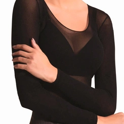 Kit 3 Camisetes Feminina Segunda Pele Manga Longa Decotada Fio 40