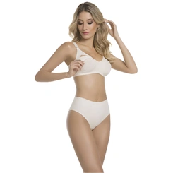 Kit Calcinha Feminina 2 Peças Del Rio Cós Largo Cotton Algodão Lisa