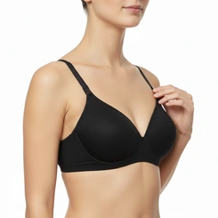 Kit Sutiã Del Rio Feminino 2 Peças Modal com Bojo Sem Aro