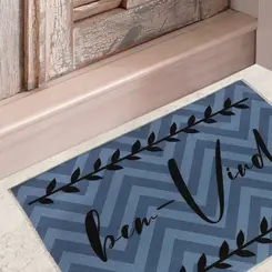 Tapete de Porta Estampado Bem Vindo Berlim