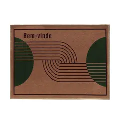 Tapete de Porta Estampado Bem Vindo Berlim