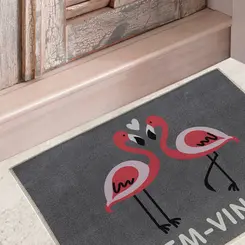 Tapete de Porta Estampado Bem Vindo Berlim