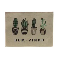 Tapete de Porta Estampado Bem Vindo Berlim
