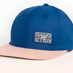 Boné Masculino Gangster Aba Reta Mini Logo