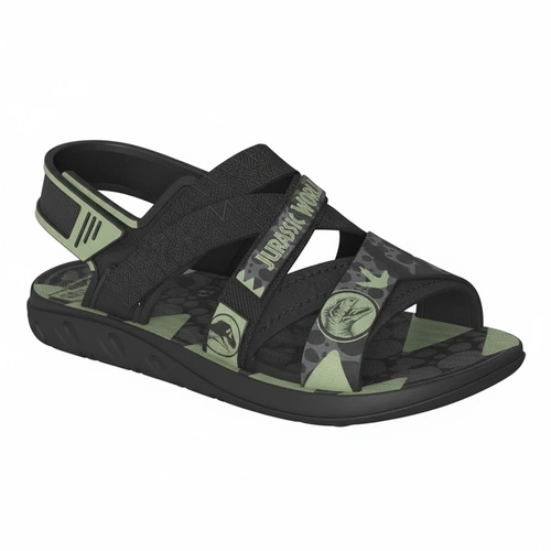 Sandália Infantil Menino Jurassic Mask Com Máscara
