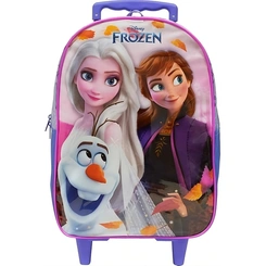 Mochila Infantil Escolar Rodinha Frozen
