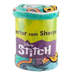 Manta Solteiro Estampa Stitch Jolitex Fun