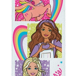 Toalha de Banho Infantil Lepper Felpuda Barbie