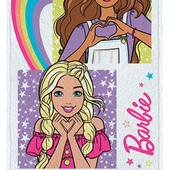 Toalha de Banho Infantil Lepper Felpuda Barbie