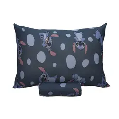 Jogo de Lençol Casal 3 Peças Portallar Disney Stitch