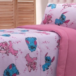 Edredom Infantil Solteiro Stitch E Angel Portallar Disney