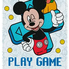 Toalha de Banho Infantil Lepper Felpuda Mickey