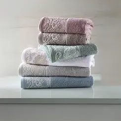 Toalha de Rosto Algodão Premium Jacquard Louise