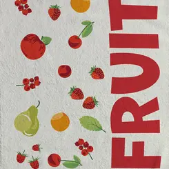 Pano de Copa Felpudo Teka Fiori Fruits