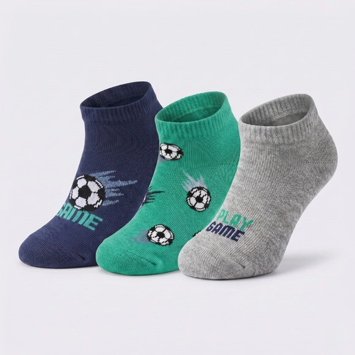 Kit Meia Infantil 3 Pares Menino Selene