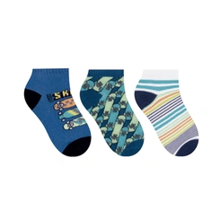 Kit Meia Infantil 3 Pares Menino Selene