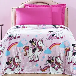 Manta Infantil Flannel Microfibra Personagens Disney Andreza