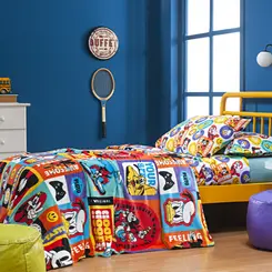 Manta Infantil Flannel Microfibra Personagens Disney Andreza