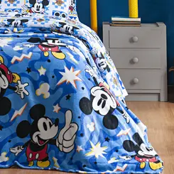 Manta Infantil Flannel Microfibra Personagens Disney Andreza
