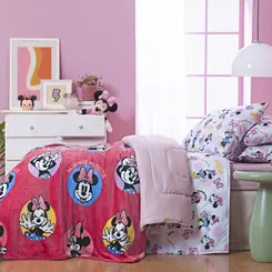 Manta Infantil Flannel Microfibra Personagens Disney Andreza