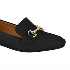 Sapato Mocassim Feminino Conforto Fivela Vizzano