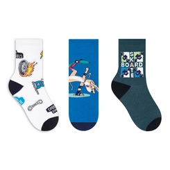 Kit Meia Infantil Menino 3 Pares Selene