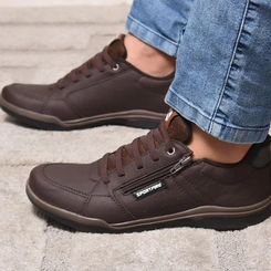 Sapatênis Masculino Casual Sport Fire Zíper Lateral