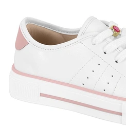Tênis Infantil Menina Molekinha Pingente Decorativo