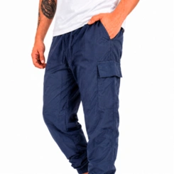 Calça Tactel Masculina Elastano com Bolso Cargo