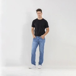 Calça Masculina Prs Jeans Confort Azul Claro