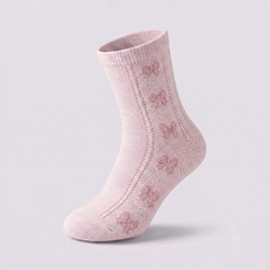 Kit 3 Pares De Meia Infantil Cano Médio Menina Laços Selene