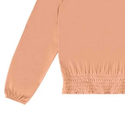 Blusa Feminina Manga Longa Lecimar em Crepe Viscose