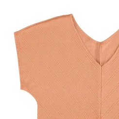 Blusa Feminina Lecimar Canelado Trançado