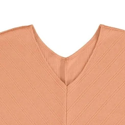 Blusa Feminina Lecimar Canelado Trançado