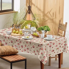 Toalha de Mesa Quadrada 1.40m x 1.40m Teka Básica Algodão Estampas Coloridas