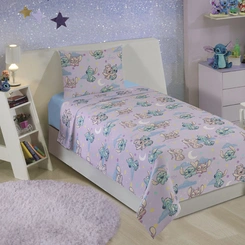 Jogo de Lençol Infantil Solteiro 2 Peças Stitch
