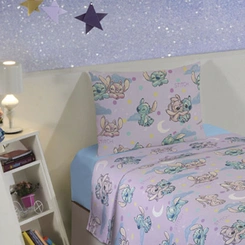 Jogo de Lençol Infantil Solteiro 2 Peças Stitch