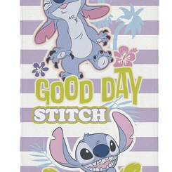 Toalha de Banho Infantil Lepper Aveludada Stitch