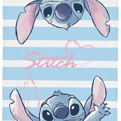 Toalha de Banho Infantil Lepper Aveludada Stitch