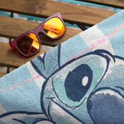 Toalha de Banho Infantil Lepper Aveludada Stitch