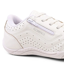 Tênis Feminino Florence Napa Zíper Lateral